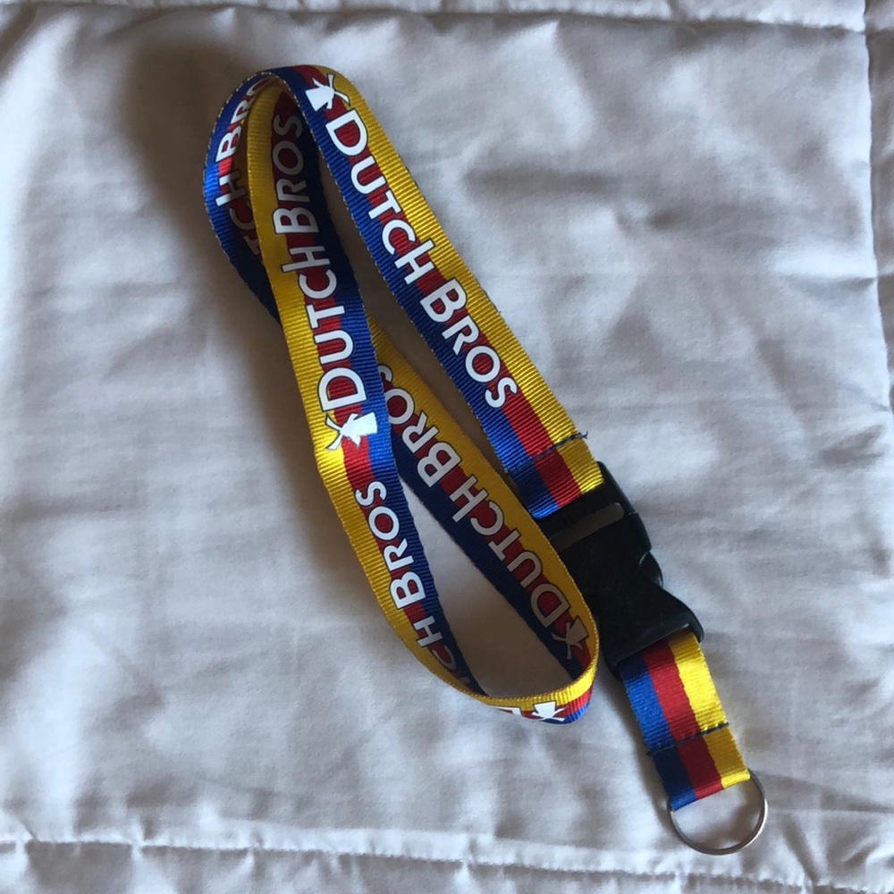 Dutch bros buckle key chain